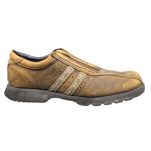 Vintage Y2K Bed Stu Mens Brown Distressed Leather Slip On Sneaker Size US 11
